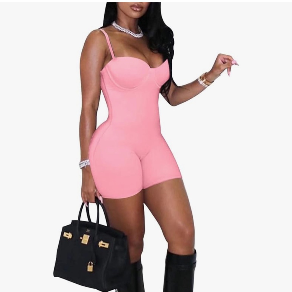 Pink bodysuit